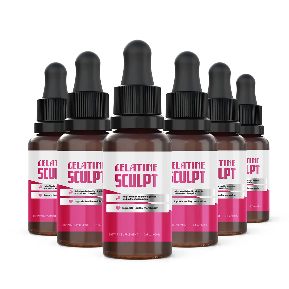 Gelatine Sculpt 6 Bottles